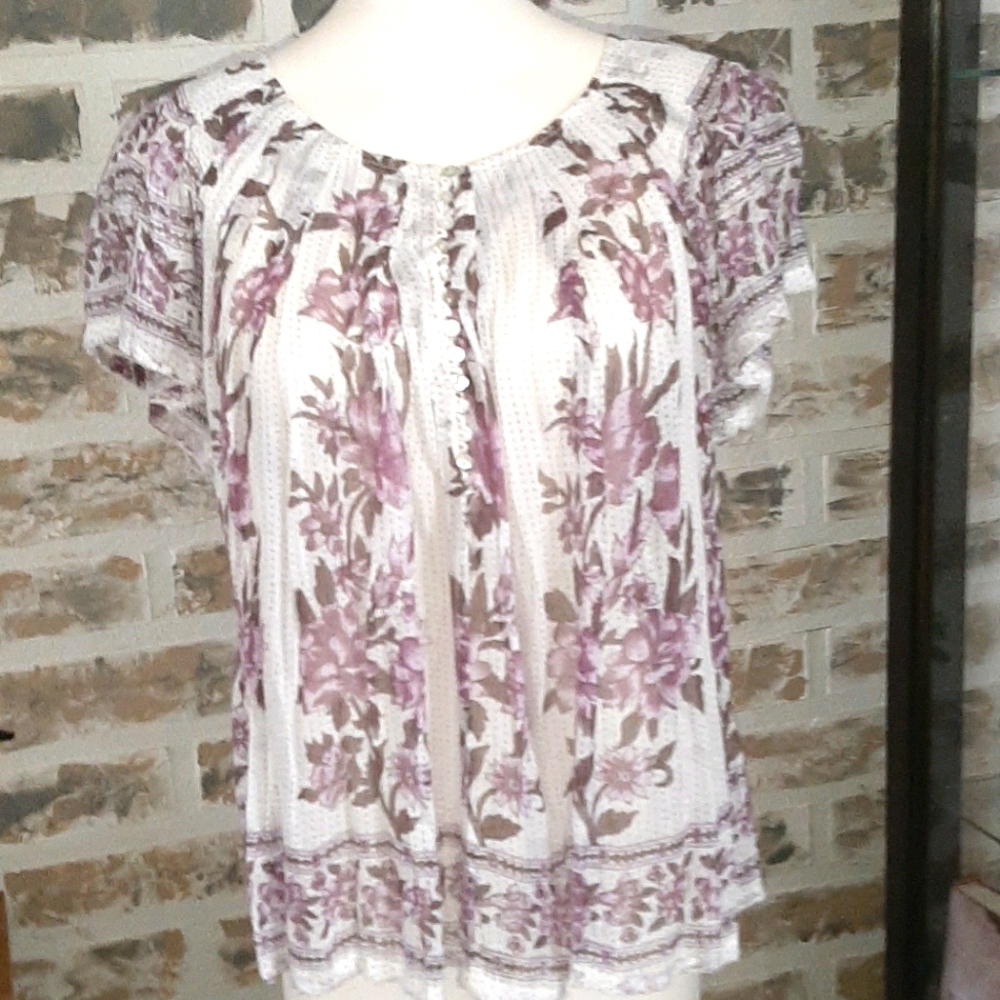 🦄Free People Sheer Top